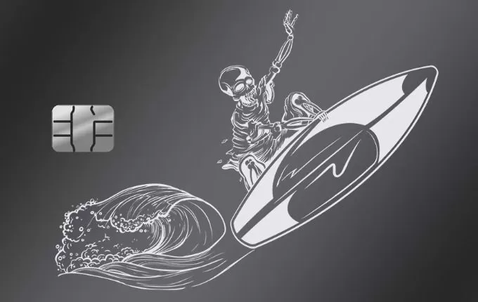Caveira e Surf
